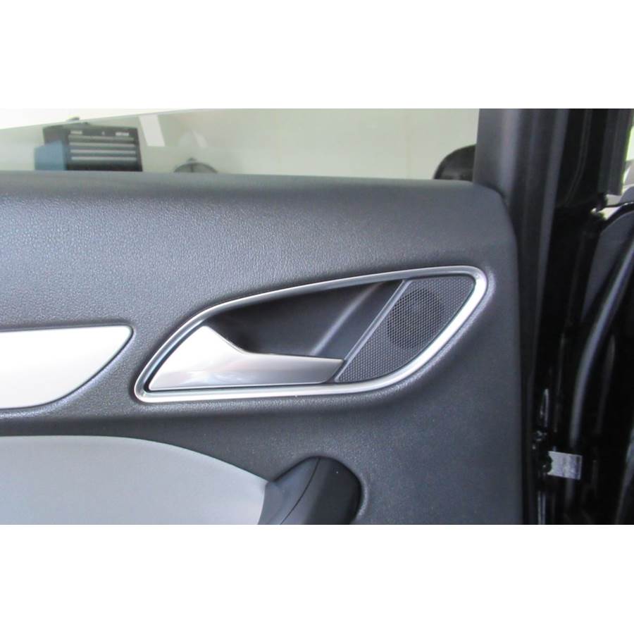 2017 Audi Q3 Rear door tweeter location