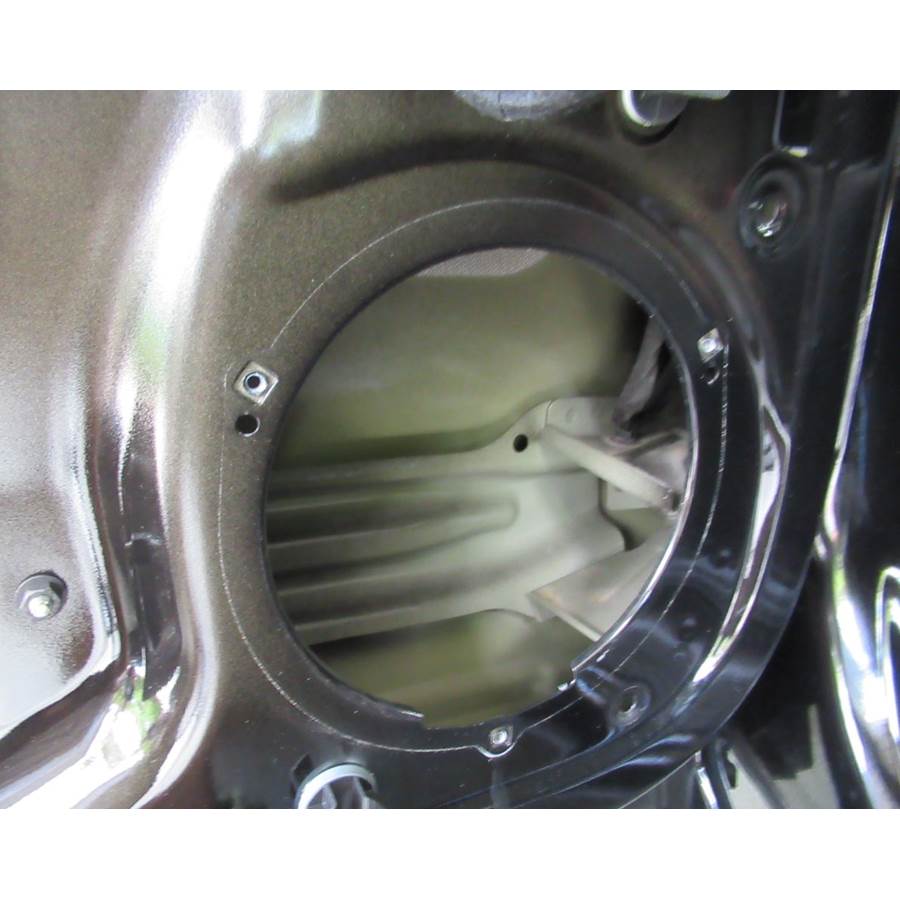 2016 Audi Q3 Rear door woofer removed