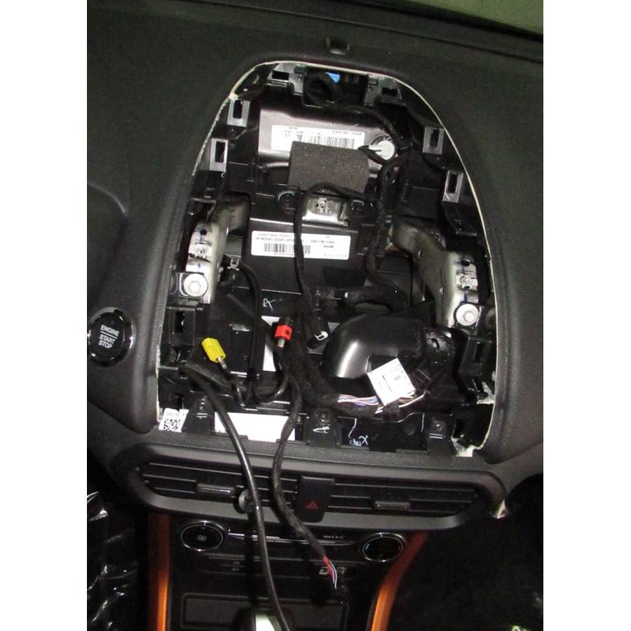 2018 Ford EcoSport Factory radio removed