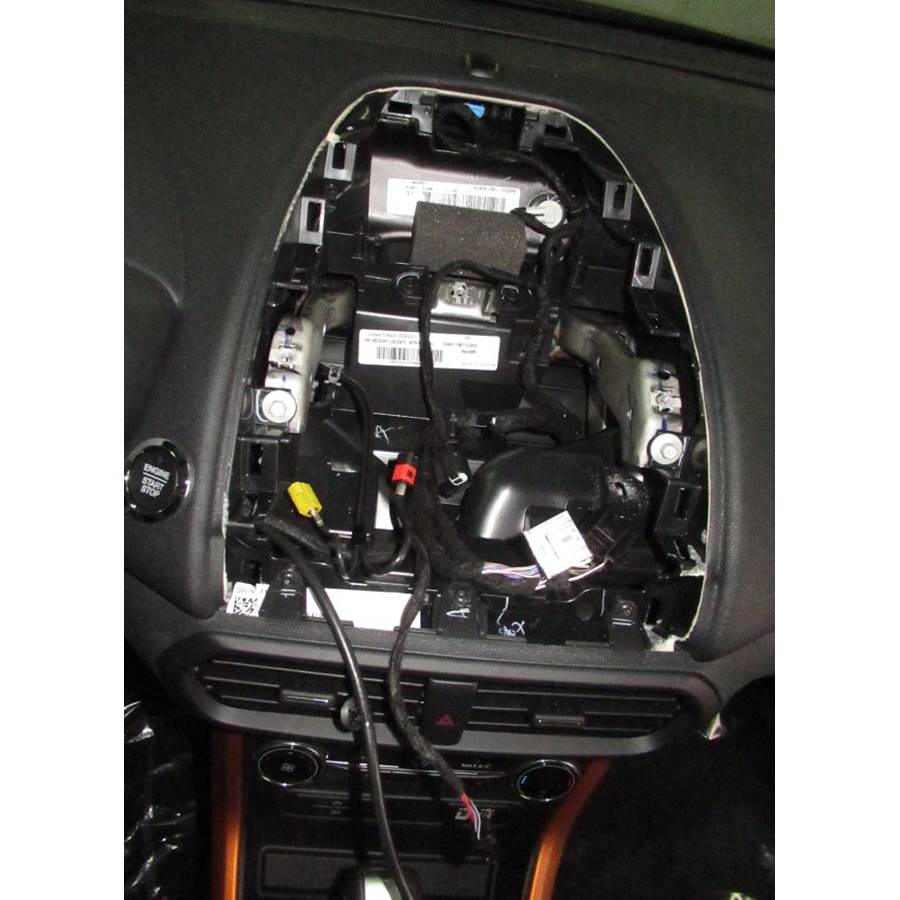 2019 Ford EcoSport Factory radio removed