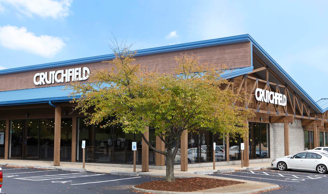 The Crutchfield store in Charlottesville