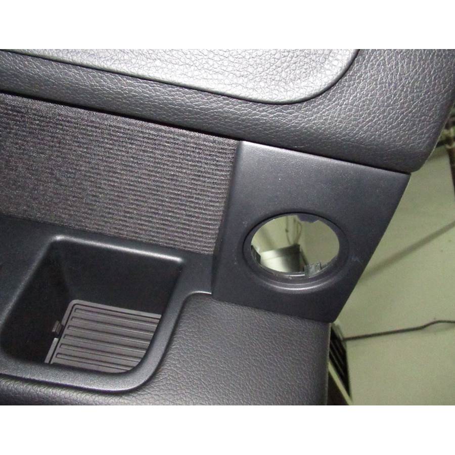 2018 Ford Expedition Rear door tweeter removed