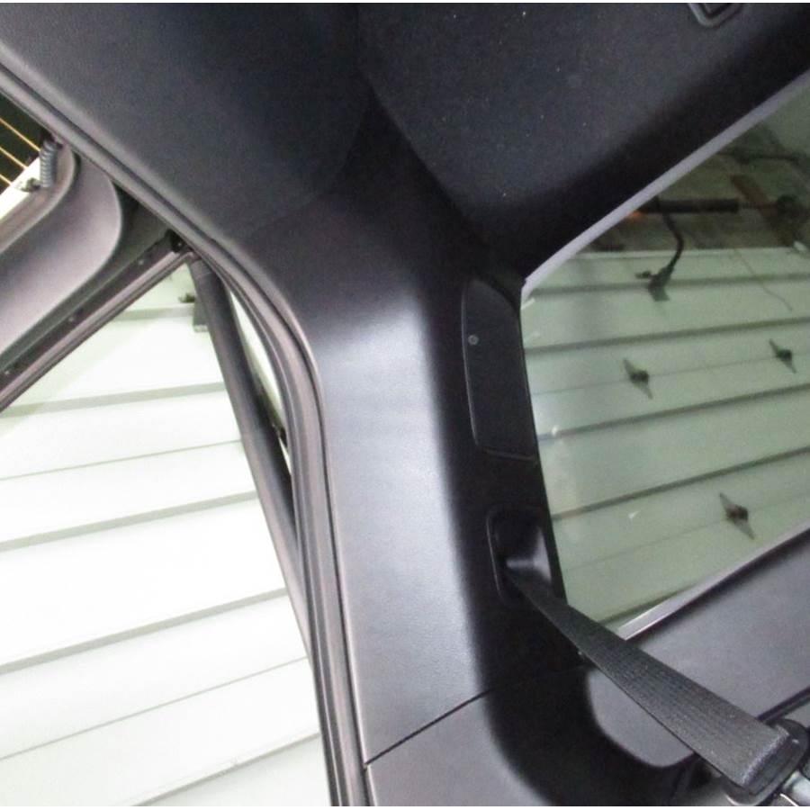 2018 Ford Expedition Rear pillar speaker location