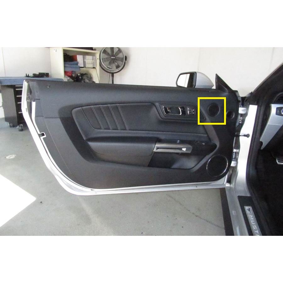 2017 Ford Mustang Front door midrange location