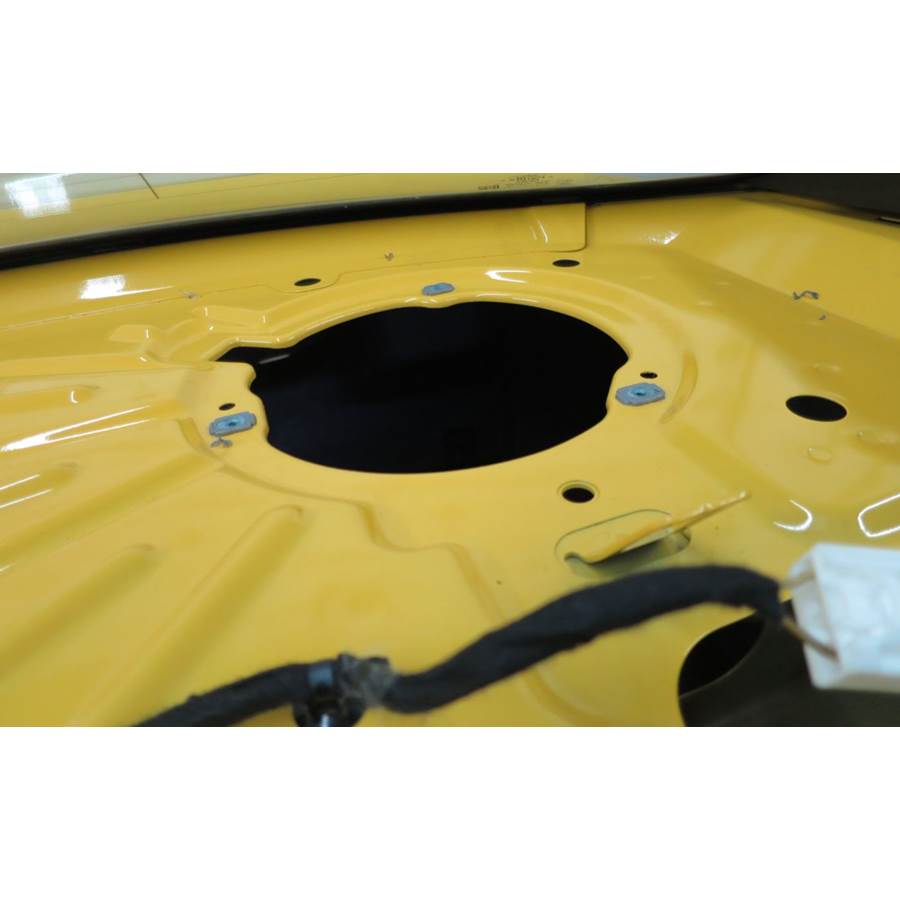 2017 Ford Mustang Rear deck speaker removed