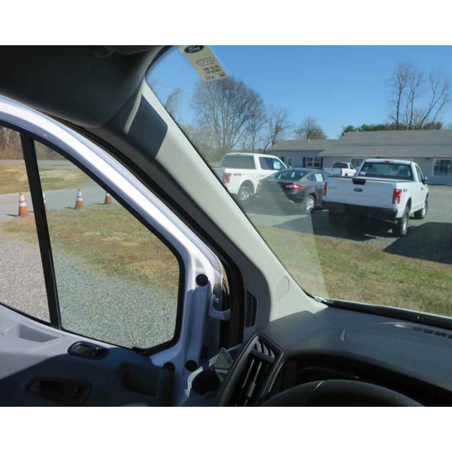 2019 Ford Transit Passenger Front pillar speaker location