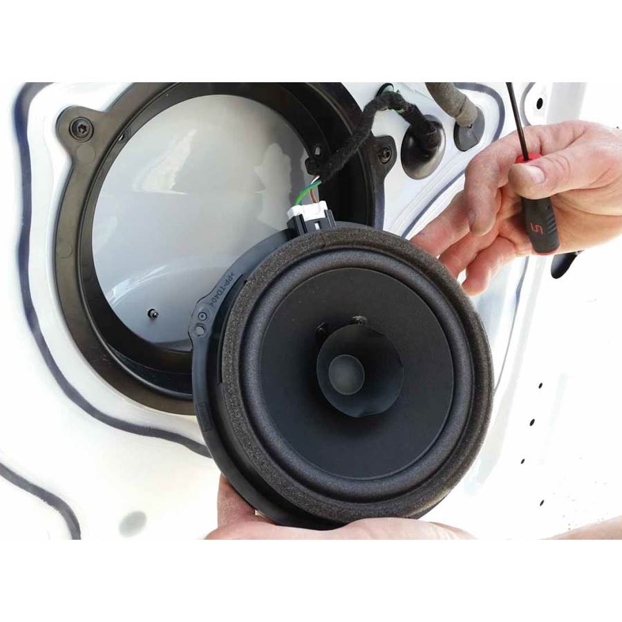 2019 Ford Transit Cargo Tail door speaker removed