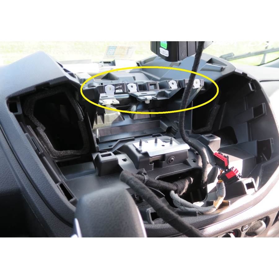 2019 Ford Transit Passenger You'll have to modify your vehicle's sub-dash to install a new car stereo.