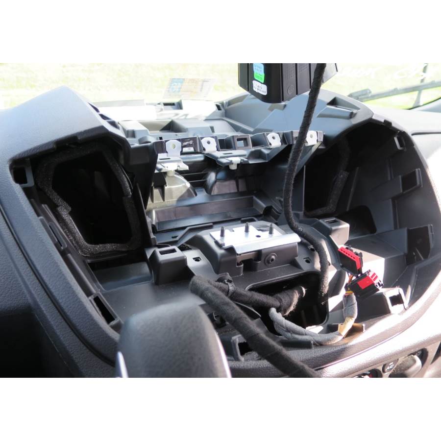 2019 Ford Transit Cargo Factory radio removed