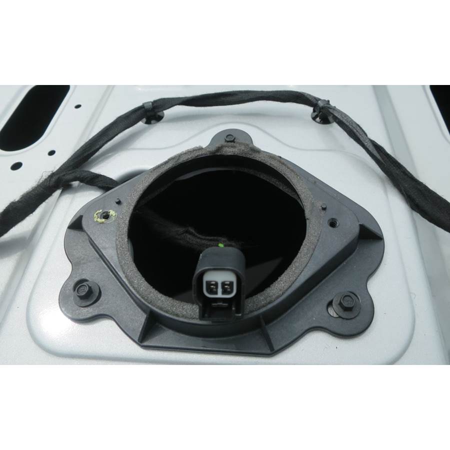 2015 Ford Fusion Hybrid Rear deck center speaker removed