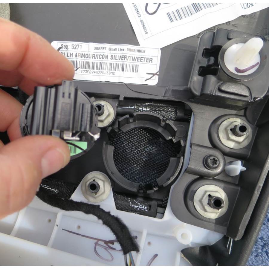 2019 Ford Fusion Rear door tweeter removed