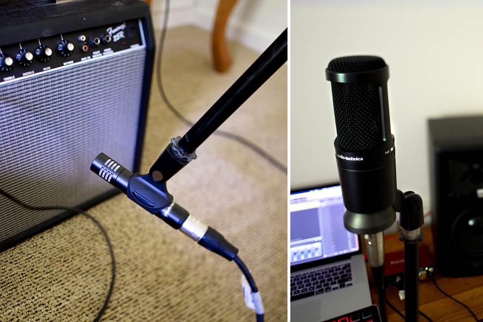 audio technica recording microphones