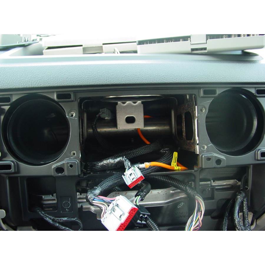 2013 Ford F-650 Factory radio removed