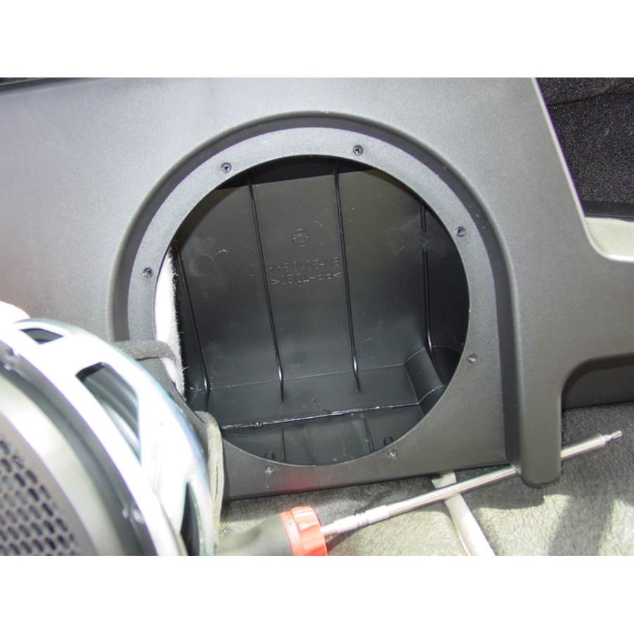 2017 Ford F-550 Platinum Factory subwoofer removed