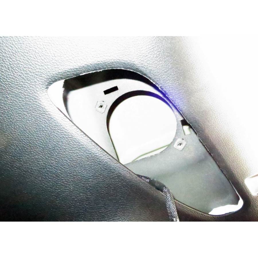 2017 Jeep Cherokee Rear pillar speaker removed