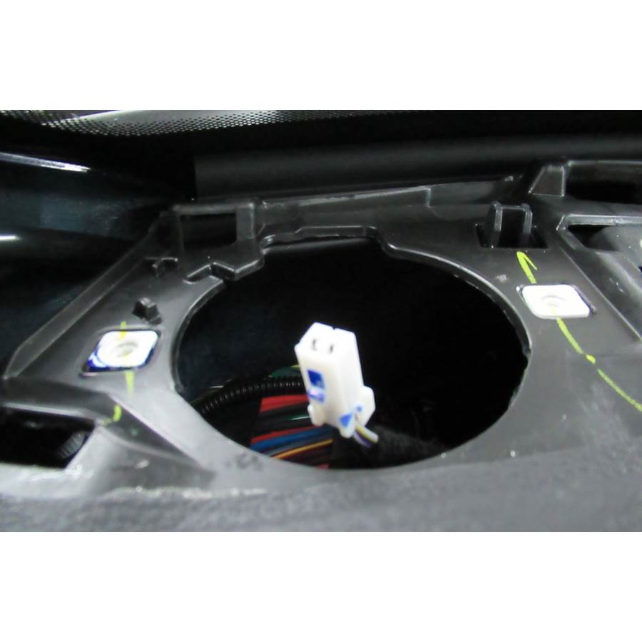 2019 Jeep Compass Dash speaker removed