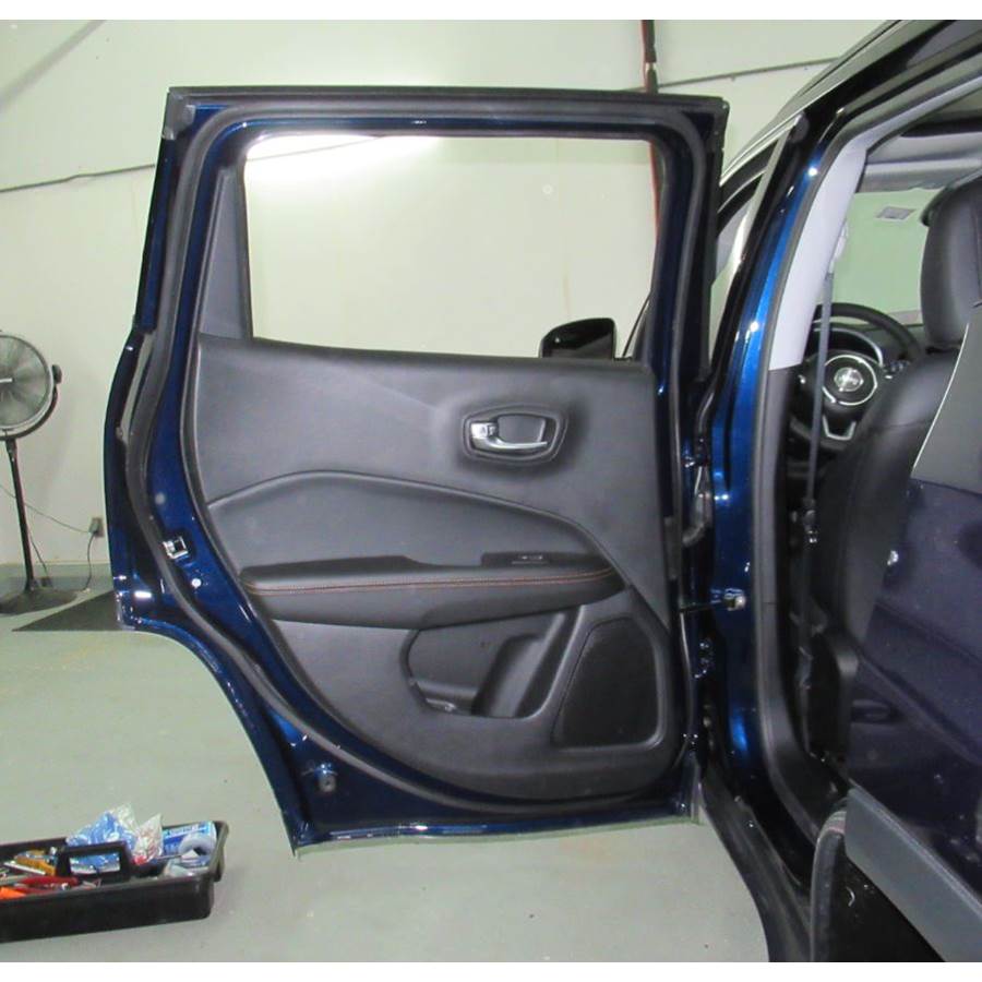 2021 Jeep Compass Rear door speaker location