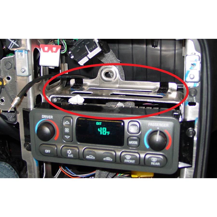 1997 Chevrolet Corvette You'll have to modify your vehicle's sub-dash to install a new car stereo.
