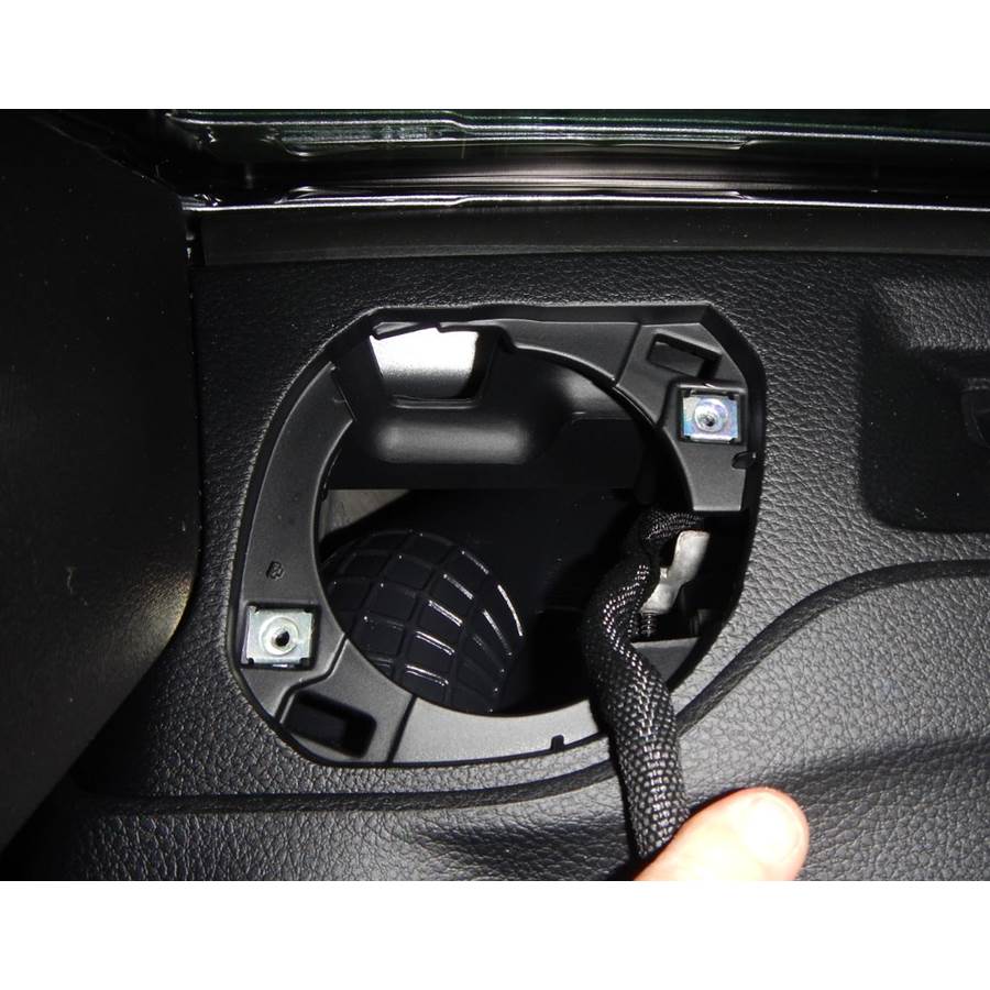 2016 Jeep Wrangler Unlimited Dash speaker removed