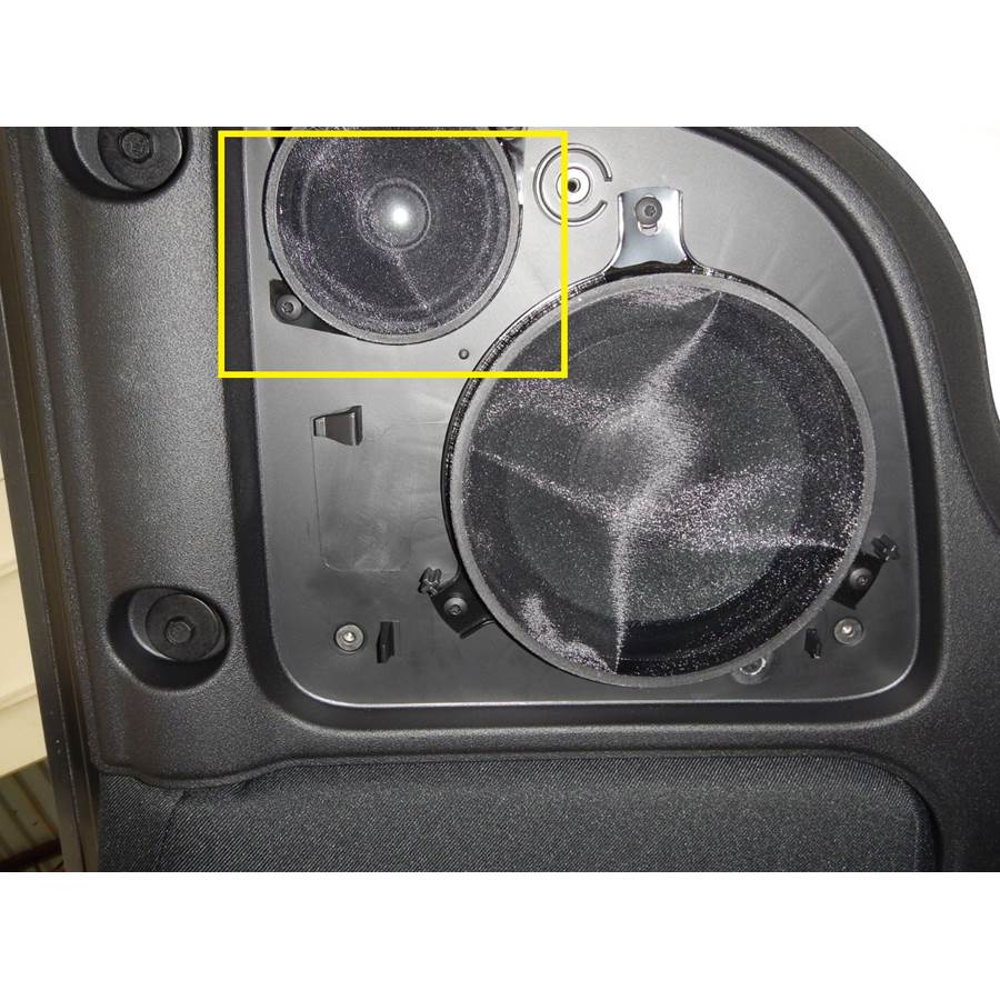 2016 Jeep Wrangler Unlimited Rollbar tweeter location