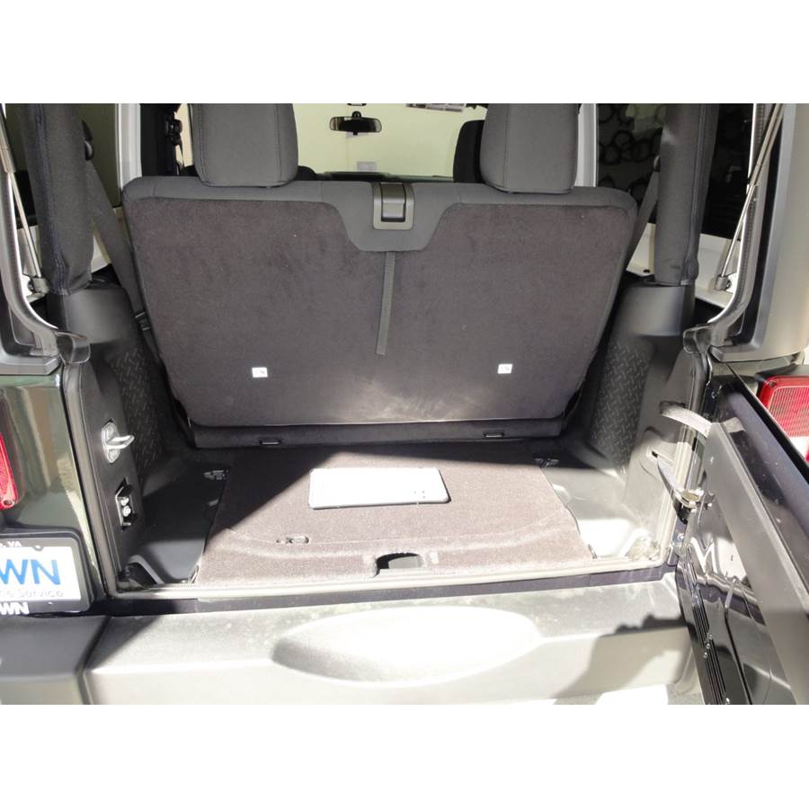 2017 Jeep Wrangler Unlimited Cargo space