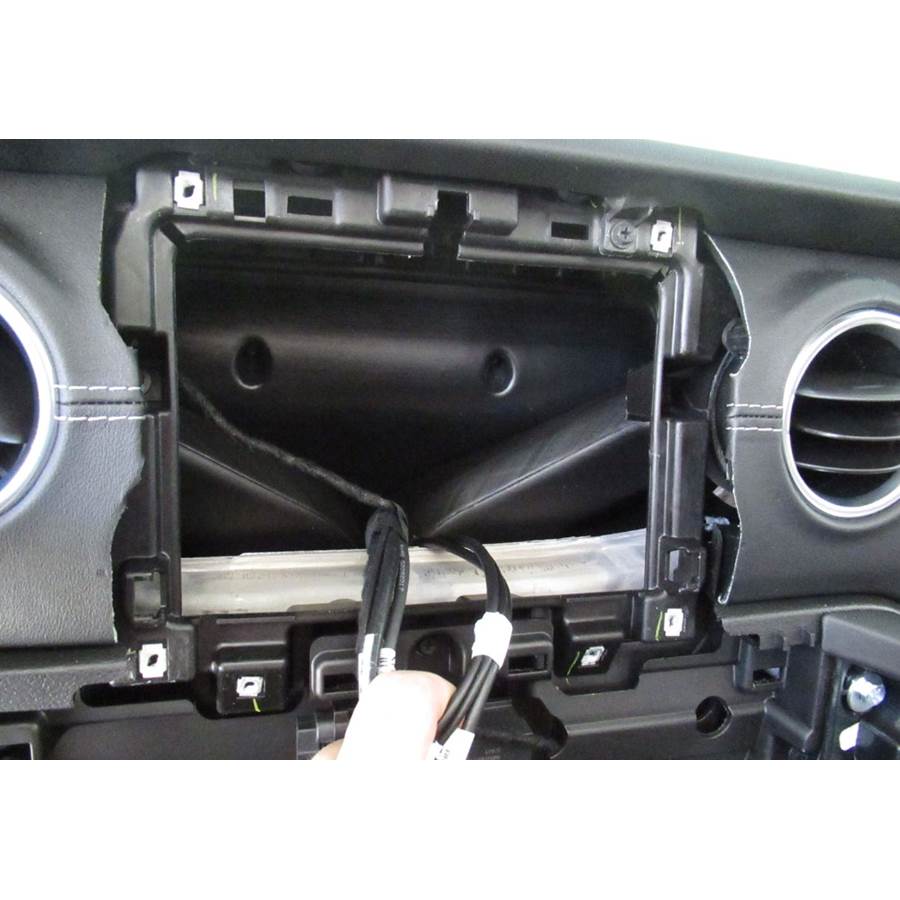2022 Jeep Wrangler Unlimited Factory radio removed