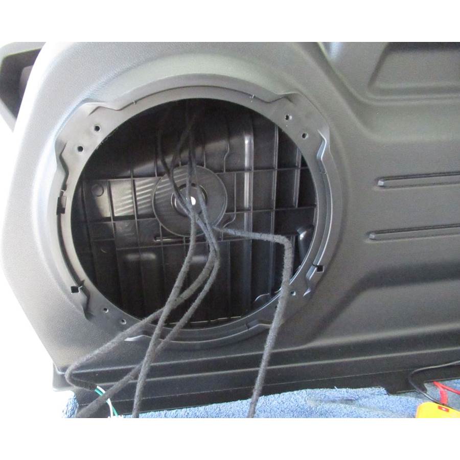 2021 Jeep Wrangler Unlimited Far-rear side speaker removed