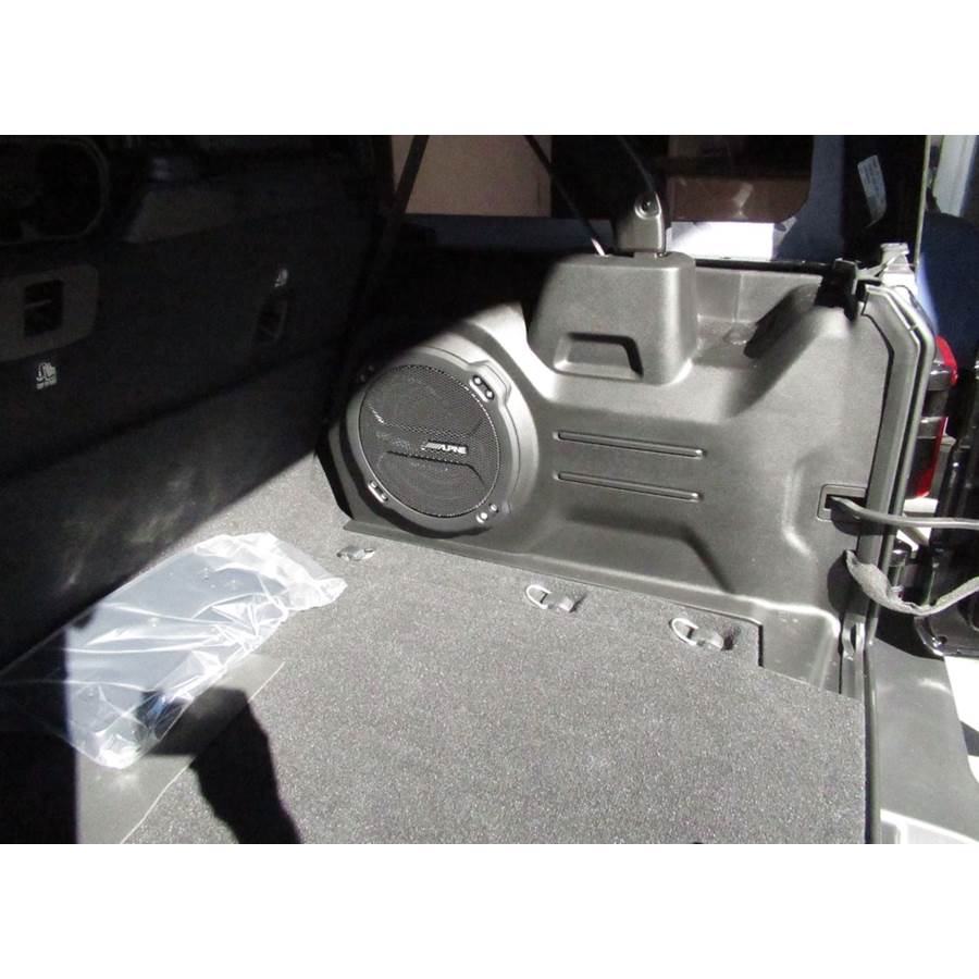 2026 Jeep Wrangler Unlimited Far-rear side speaker location