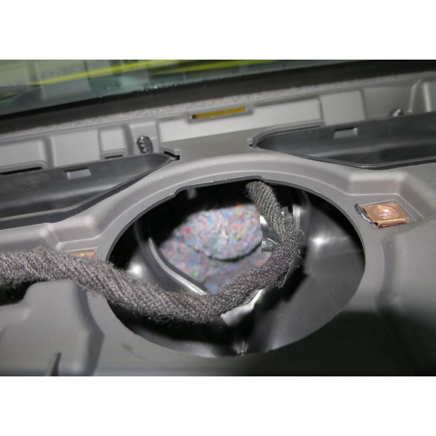 2019 Chevrolet Camaro Center dash speaker removed