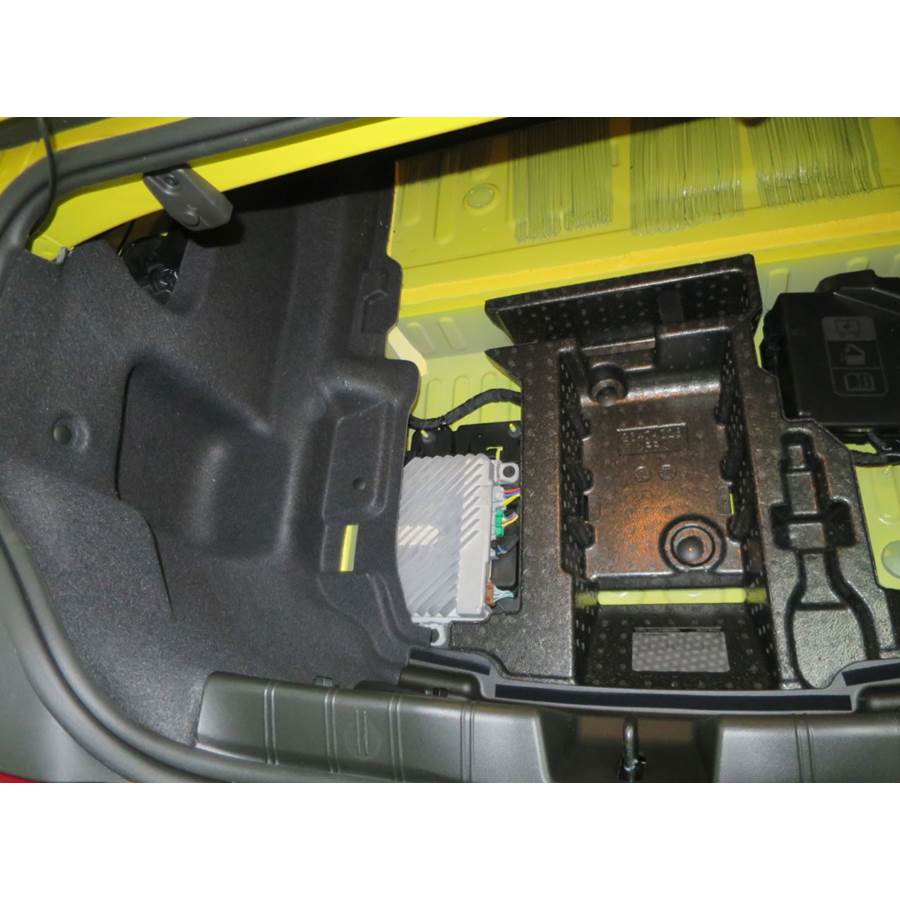 2021 Chevrolet Camaro Factory amplifier location