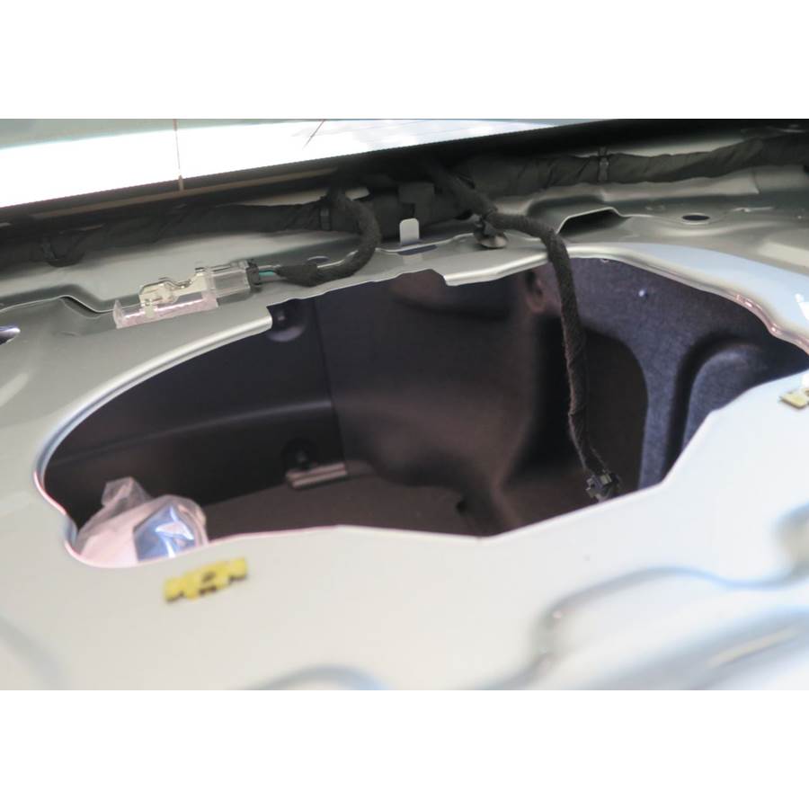 2016 Chevrolet Camaro Rear deck speaker removed