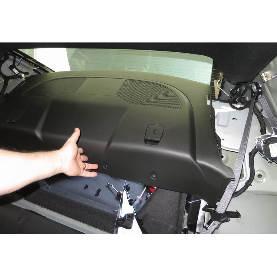 2017 Chevrolet Camaro Rear deck speaker location