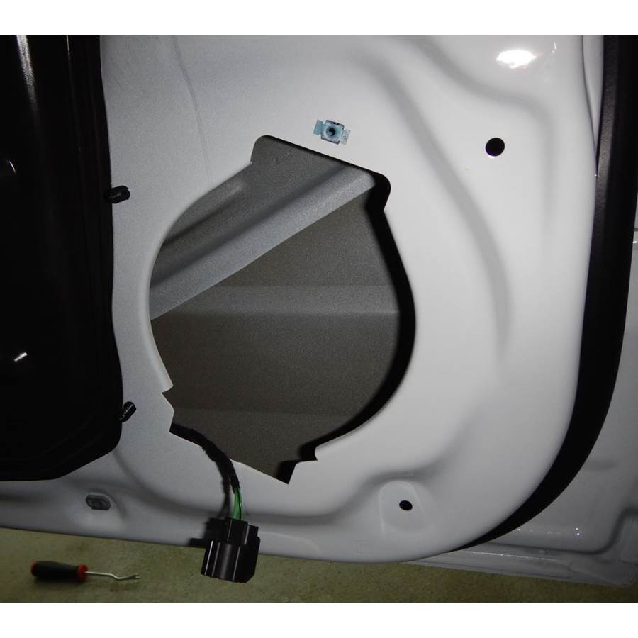 2017 Chevrolet Colorado Rear door speaker removed
