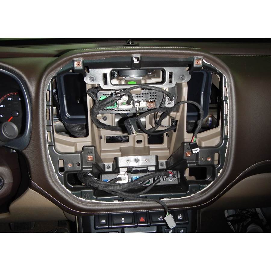 2022 Chevrolet Colorado Factory radio removed