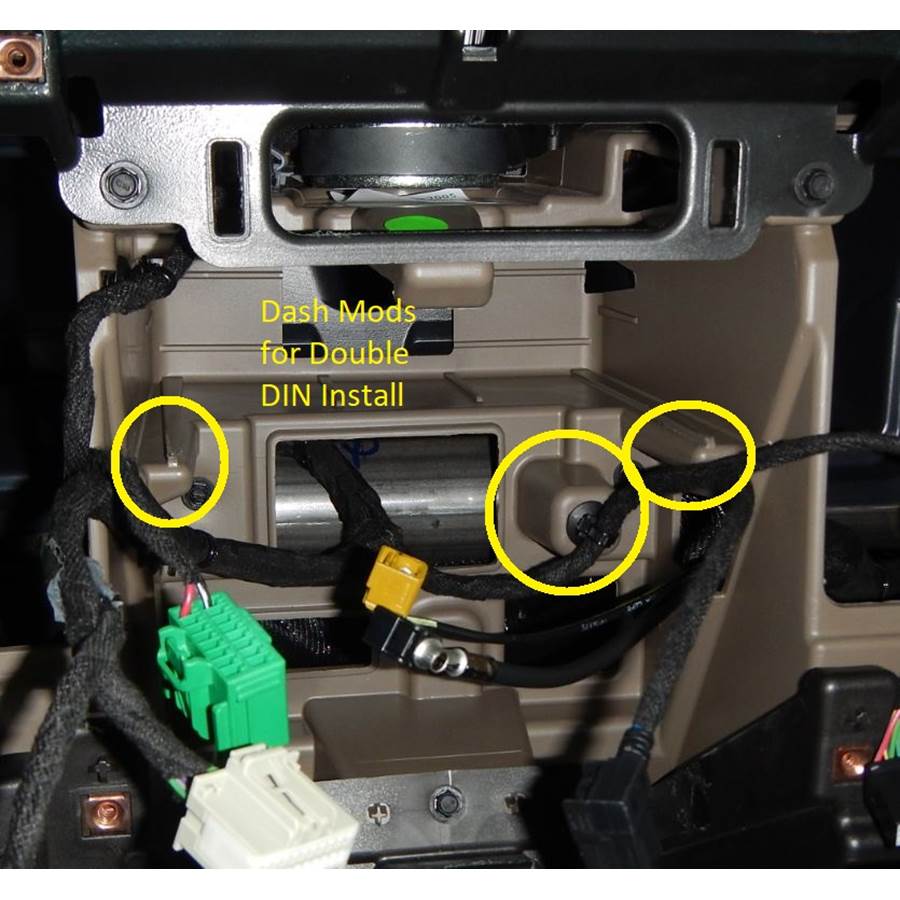 2016 Chevrolet Colorado You'll have to modify your vehicle's sub-dash to install a new car stereo.