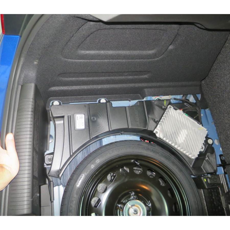 2018 Chevrolet Cruze Under cargo floor speaker location