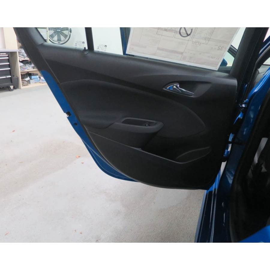 2017 Chevrolet Cruze Rear door speaker location