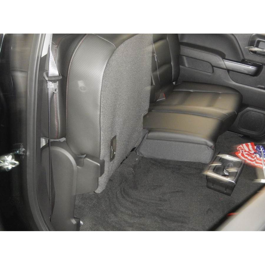 2018 Chevrolet Silverado 1500 Factory amplifier location