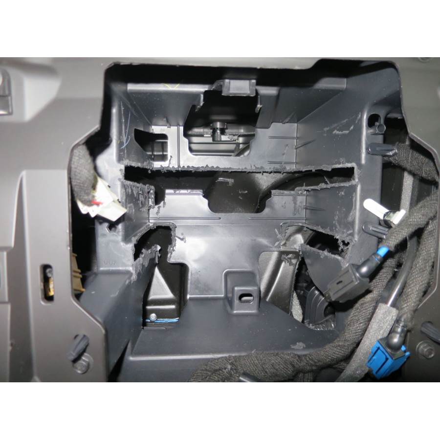 2018 Chevrolet Silverado 2500/3500 You'll have to modify your vehicle's sub-dash to install a new car stereo.