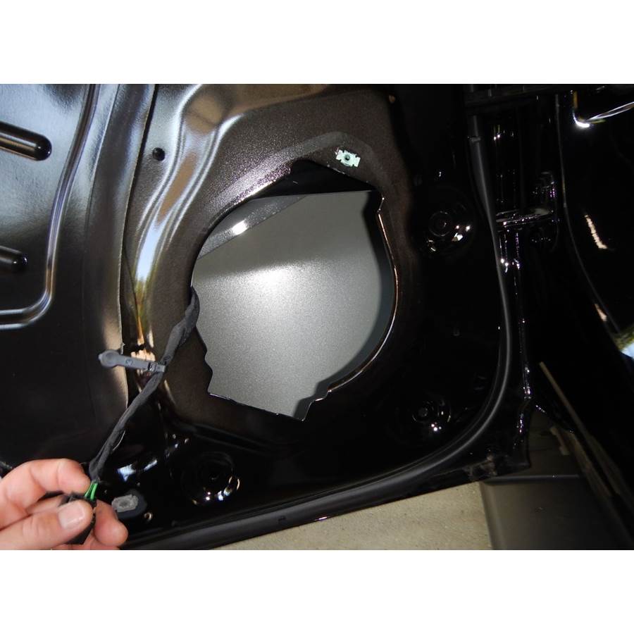 2014 Chevrolet Silverado 1500 Rear door speaker removed