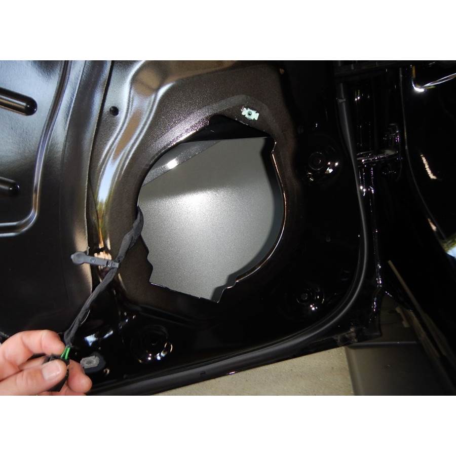 2018 Chevrolet Silverado 2500/3500 Rear door speaker removed