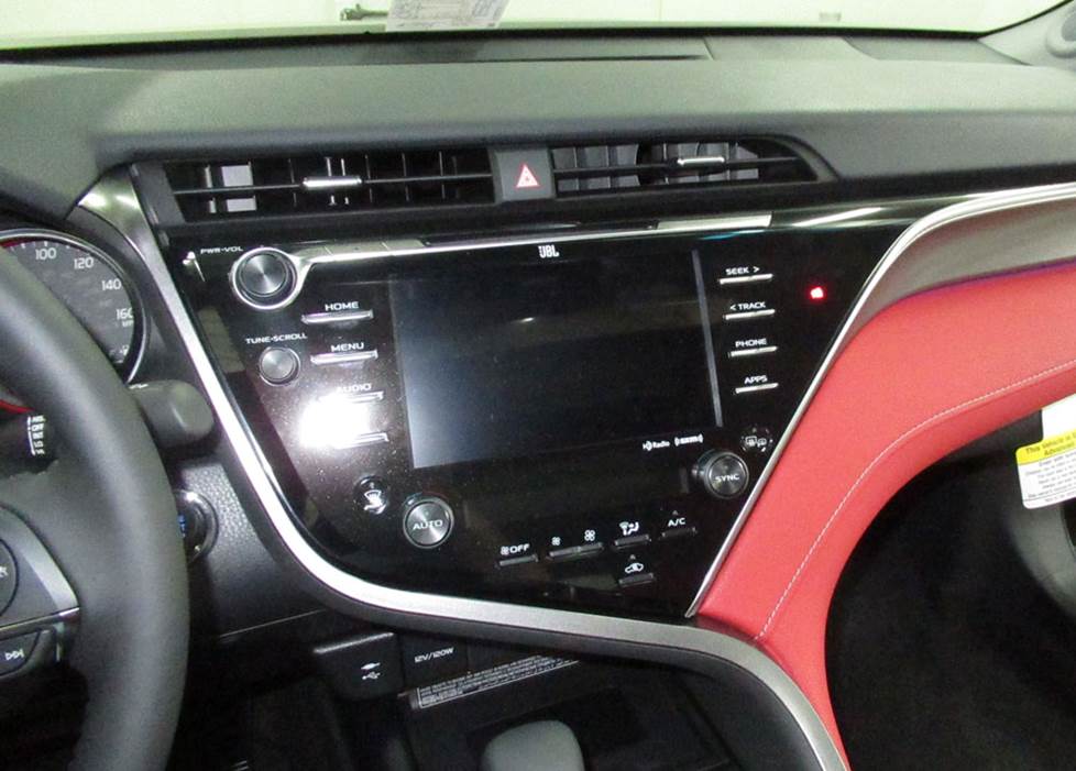 toyota camry 8-inch receiver