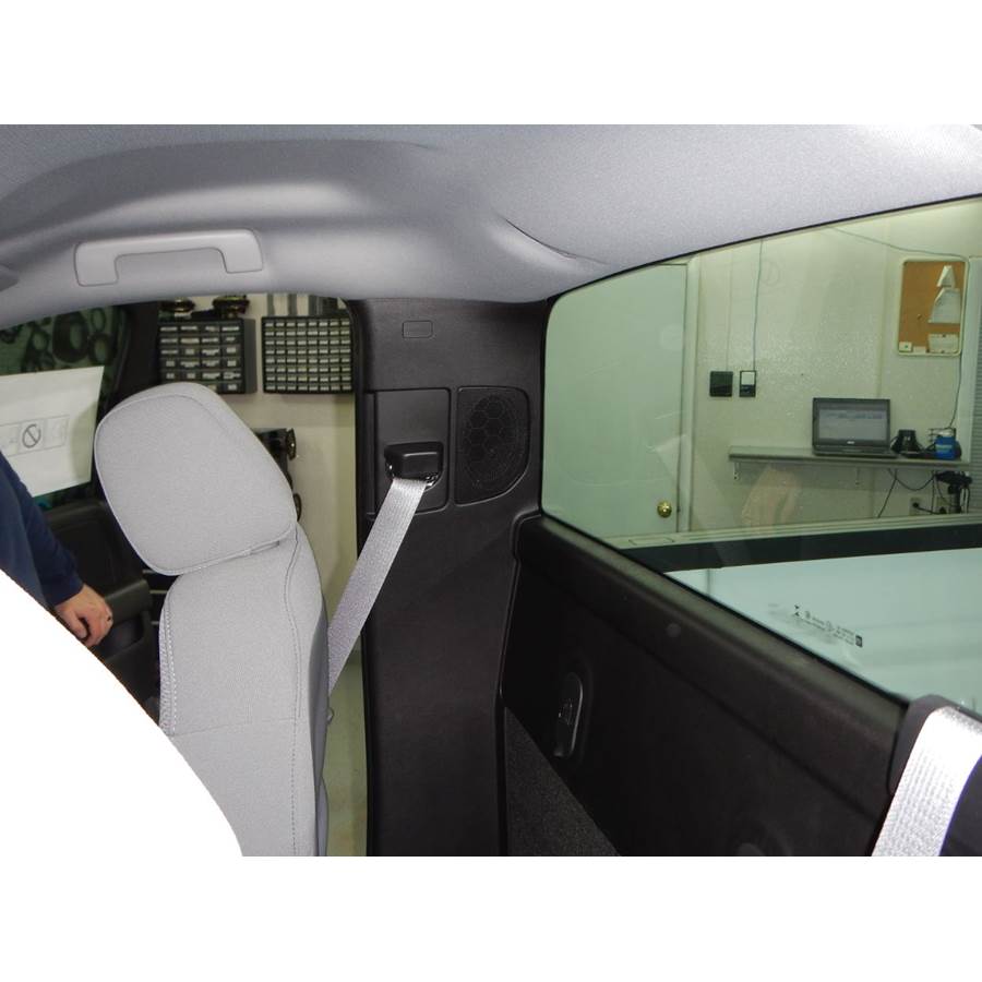 2018 Chevrolet Silverado 2500/3500 Rear cab speaker location