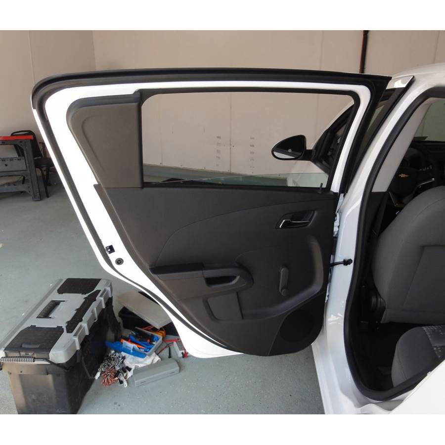 2018 Chevrolet Sonic Rear door speaker location