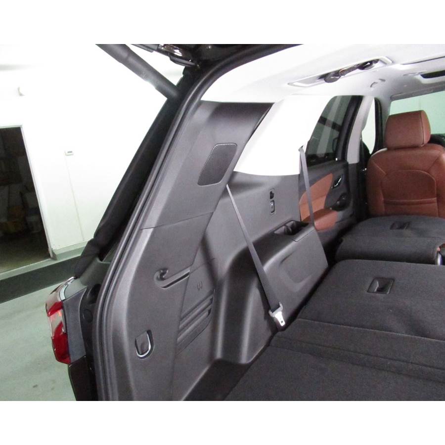 2021 Chevrolet Traverse Rear pillar speaker location