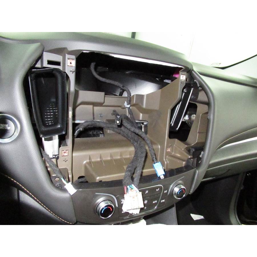 2023 Chevrolet Traverse Factory radio removed