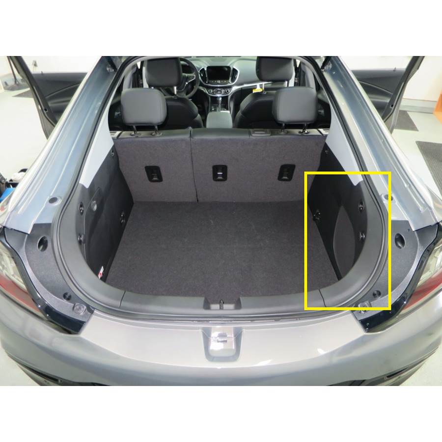 2018 Chevrolet Volt Far-rear side speaker location