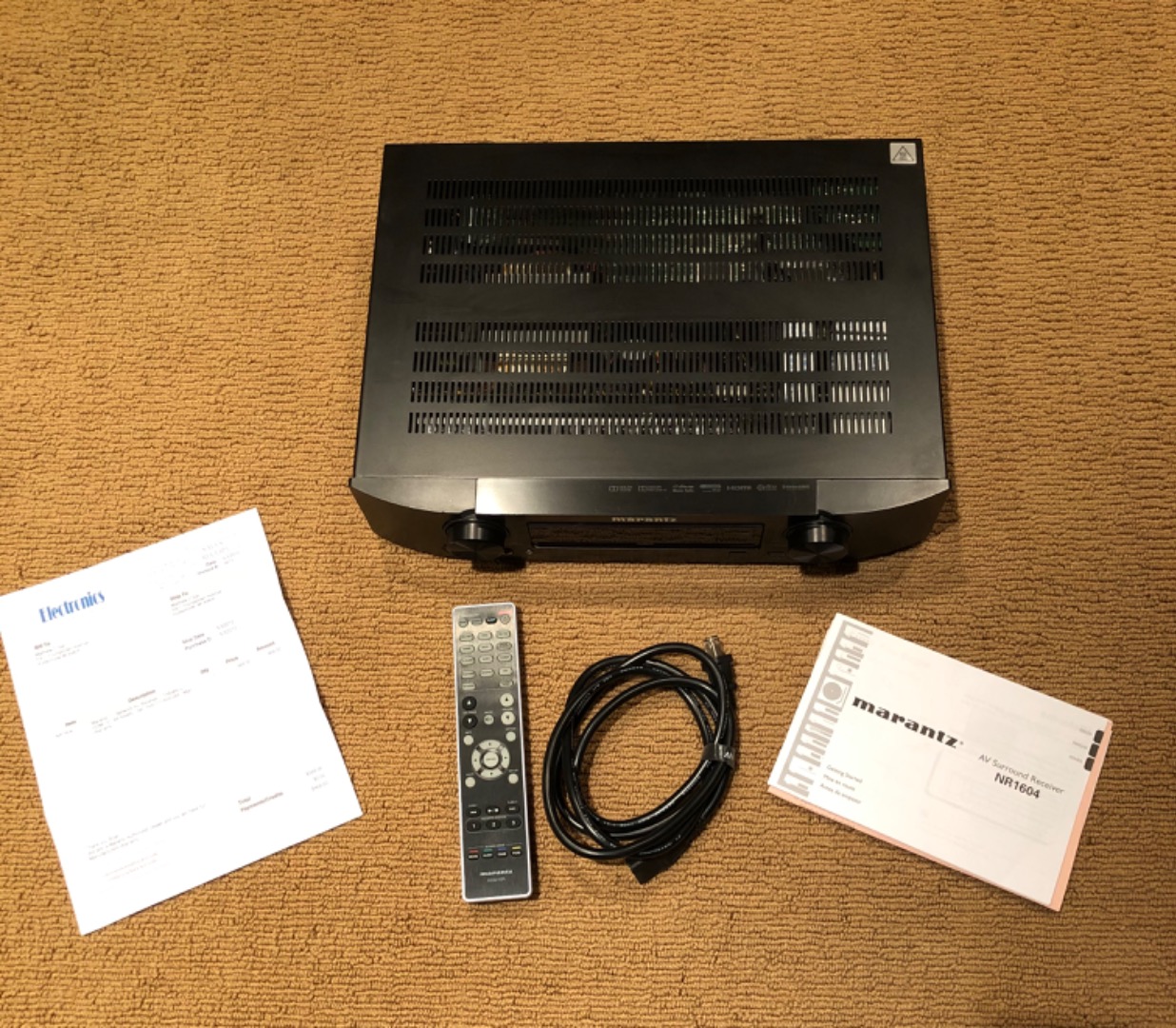 Marantz NR1604 AVアンプ ブラック Marantz NR1604 7.1-Channel Home Theater Receiver | Apple