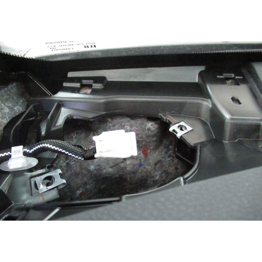 2019 Toyota Camry Dash speaker removed