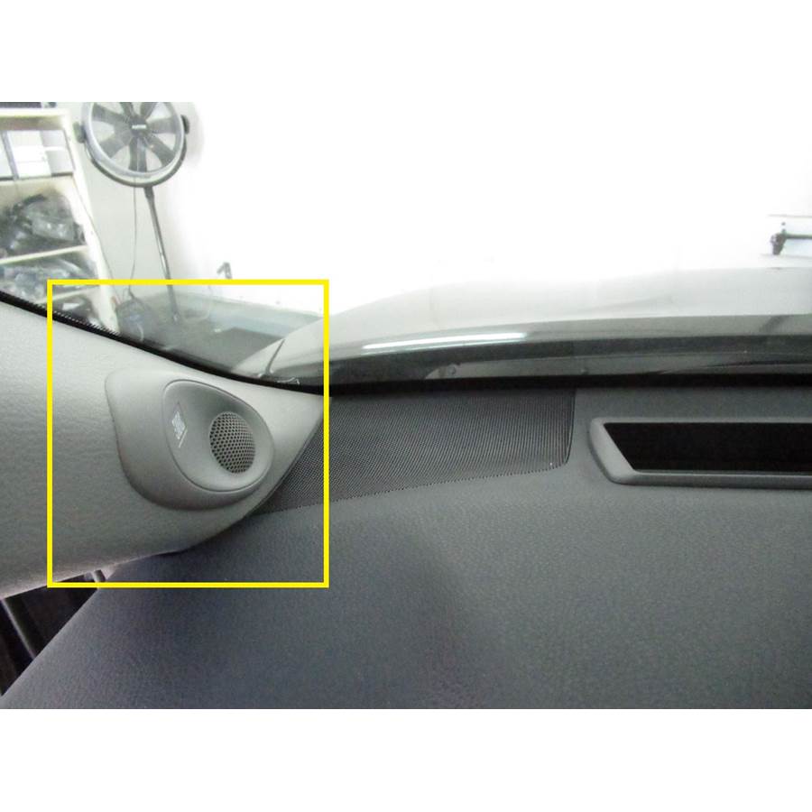 2023 Toyota Camry Front pillar speaker location
